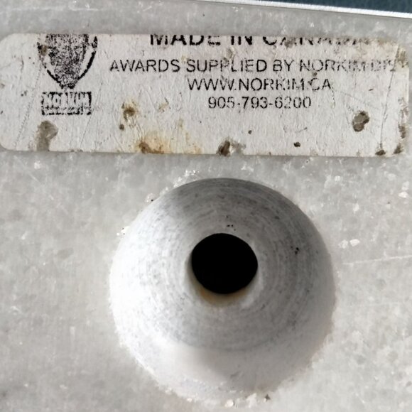 Norkim White Marble Base Trophy Award Craft USKA Colorado State Championships 20 - Picture 8 of 10